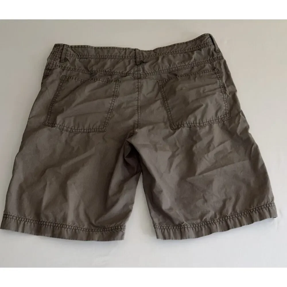 Banana Republic Men's Gray Ripstop Utility Cargo Shorts Size 33